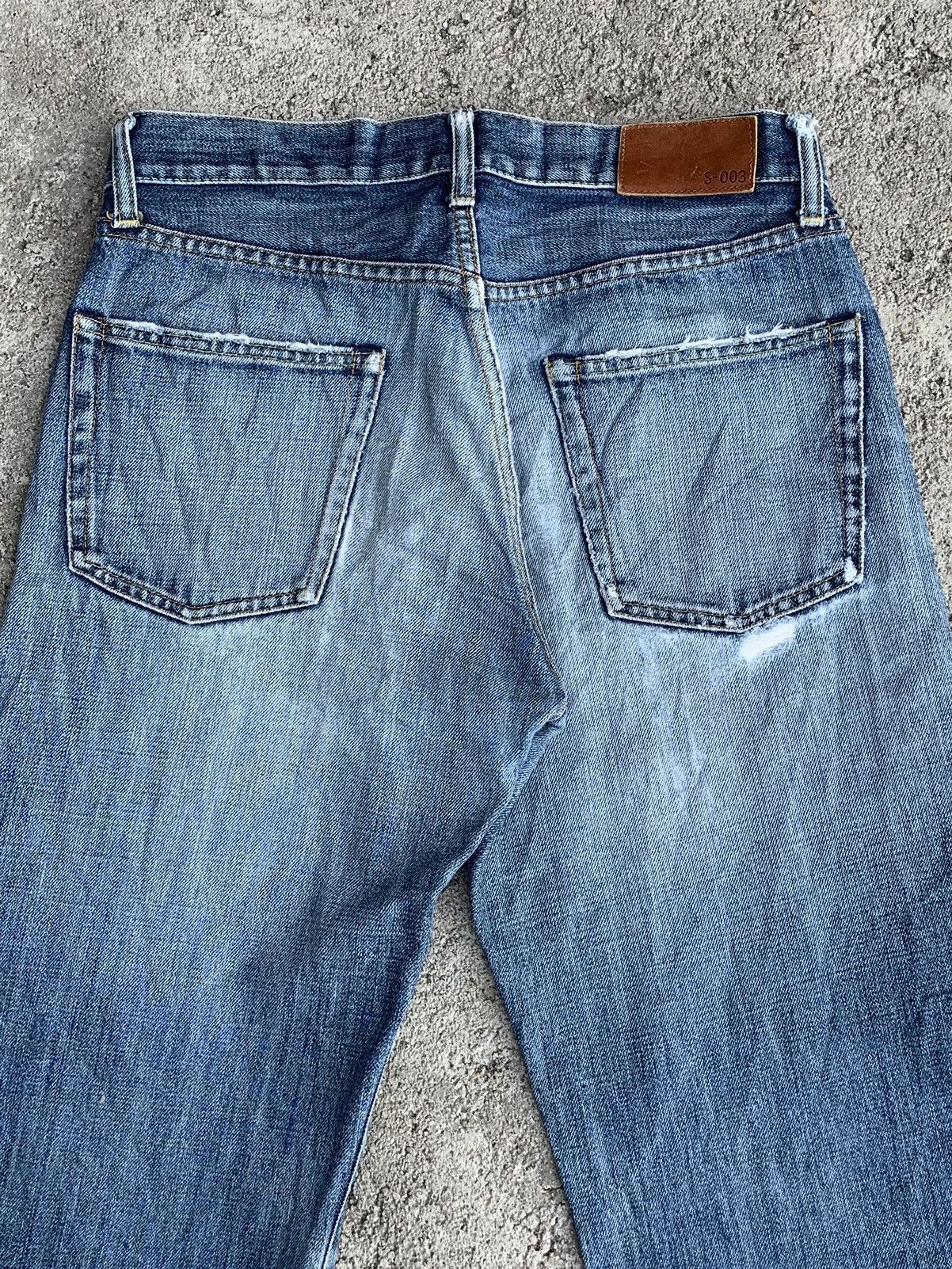 Undercover × Uniqlo Vintage Uniqlo S-003 Blue Wash Straight Cut Denim Jeans W30 Size US 30 / EU 46 - 9 Thumbnail