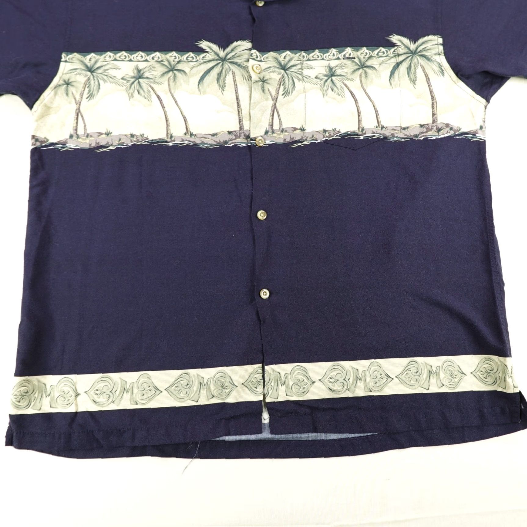 Vintage VINTAGE Bamboo Cay Shirt XL Blue Floral Hawaiian Camp Button-Up Mens Size US XL / EU 56 / 4 - 4 Thumbnail
