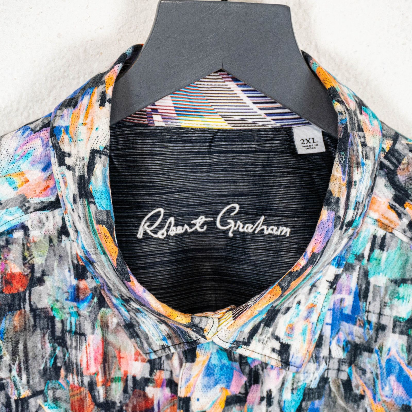 Robert Graham Robert Graham Abstract multi color shirt Short Sleeve 2XL Size US XXL / EU 58 / 5 - 5 Thumbnail