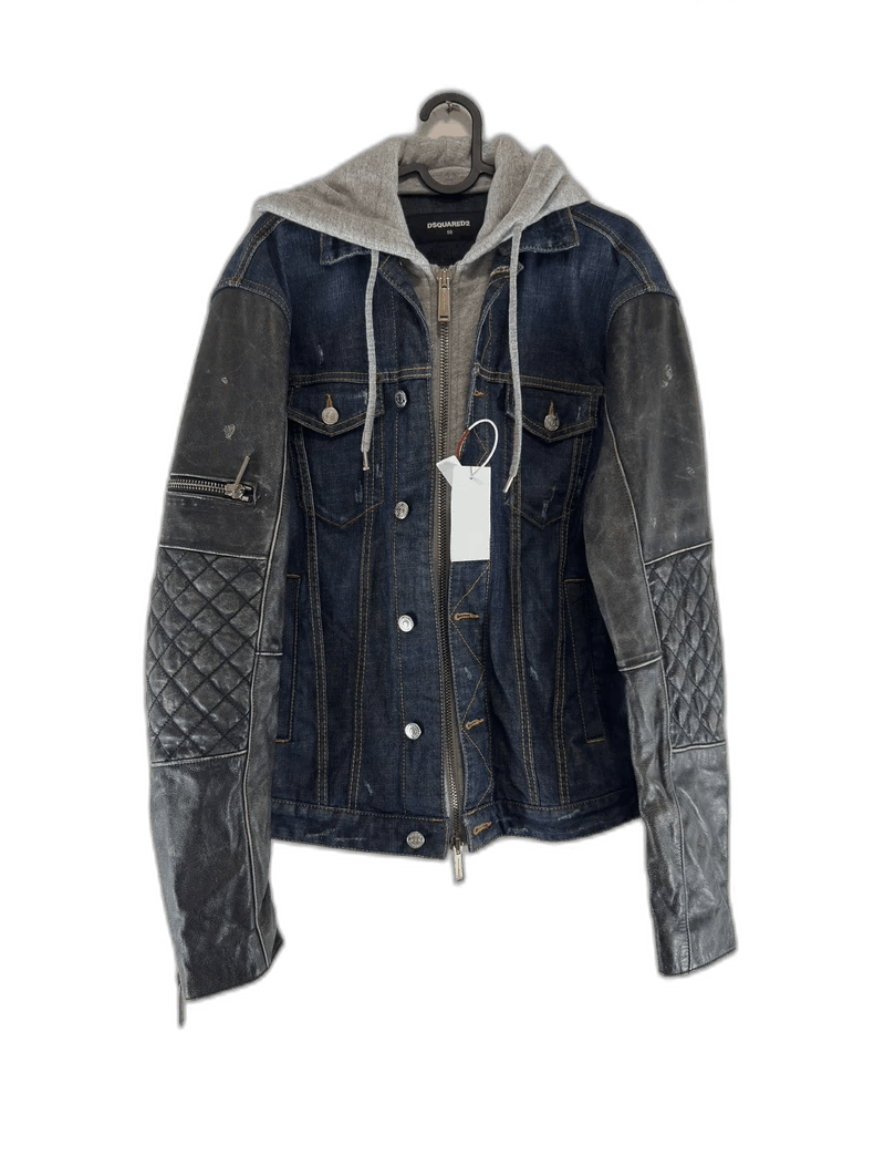 Dsquared2 DSQUARED2 Hooded Zip-Up Jacket Long Sleeve Size US M / EU 48-50 / 2 - 1 Thumbnail