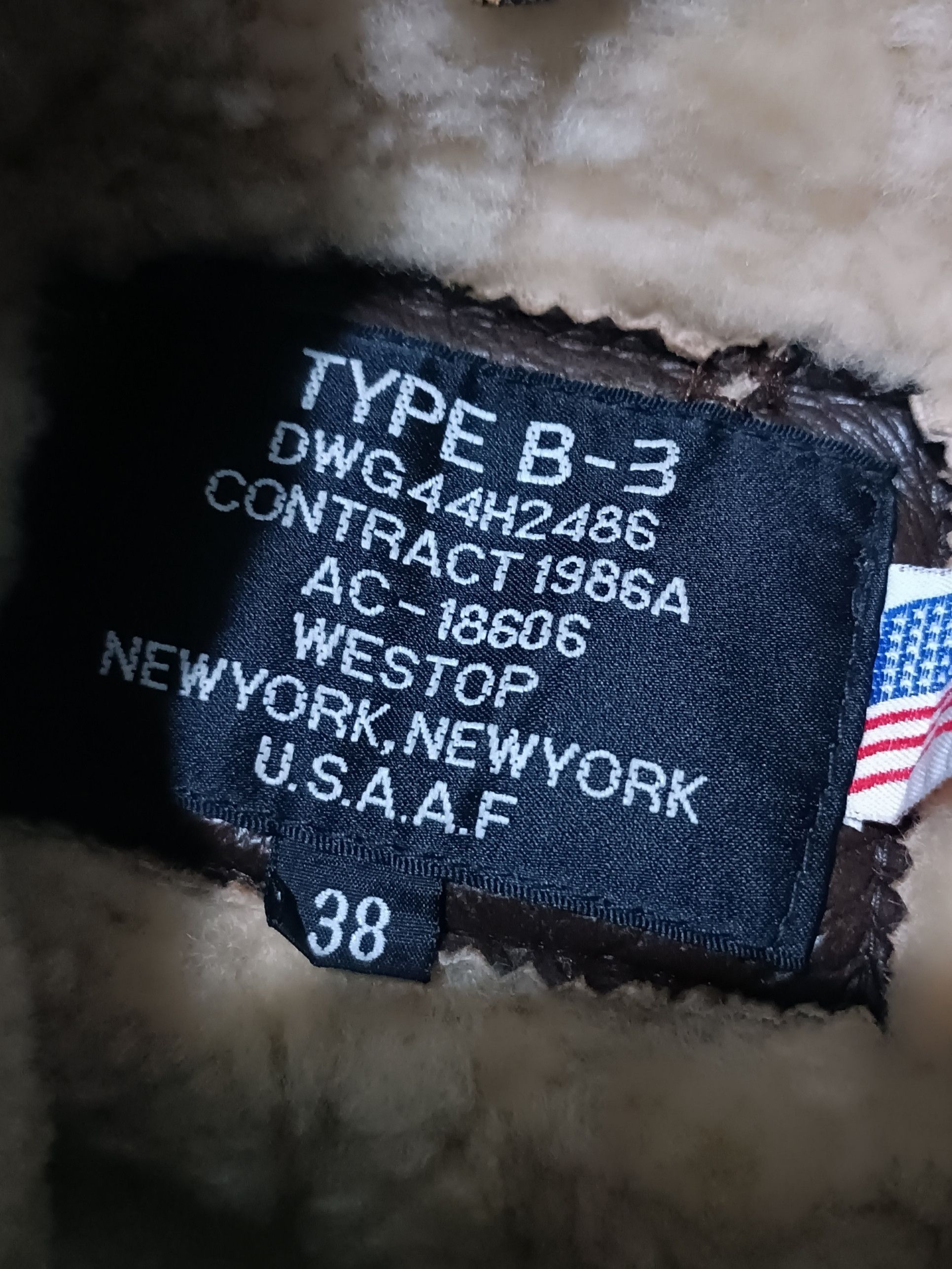 Vintage 💥Rare💥 Vintage B 3 Flight Jacket Patchwork Leather Size US M / EU 48-50 / 2 - 7 Thumbnail