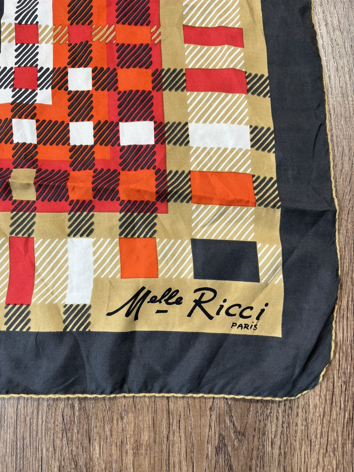Vintage Vintage Melle Ricci Silk Scarf Multicoloured Size ONE SIZE - 2 Thumbnail