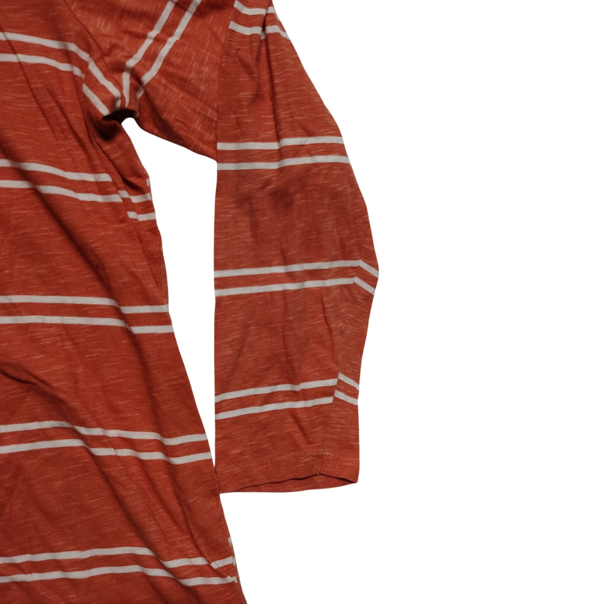 Sonoma Sonoma Womens Plus 1X Striped V-Neck Long Sleeve Top Size XL / US 12-14 / IT 48-50 - 5 Thumbnail
