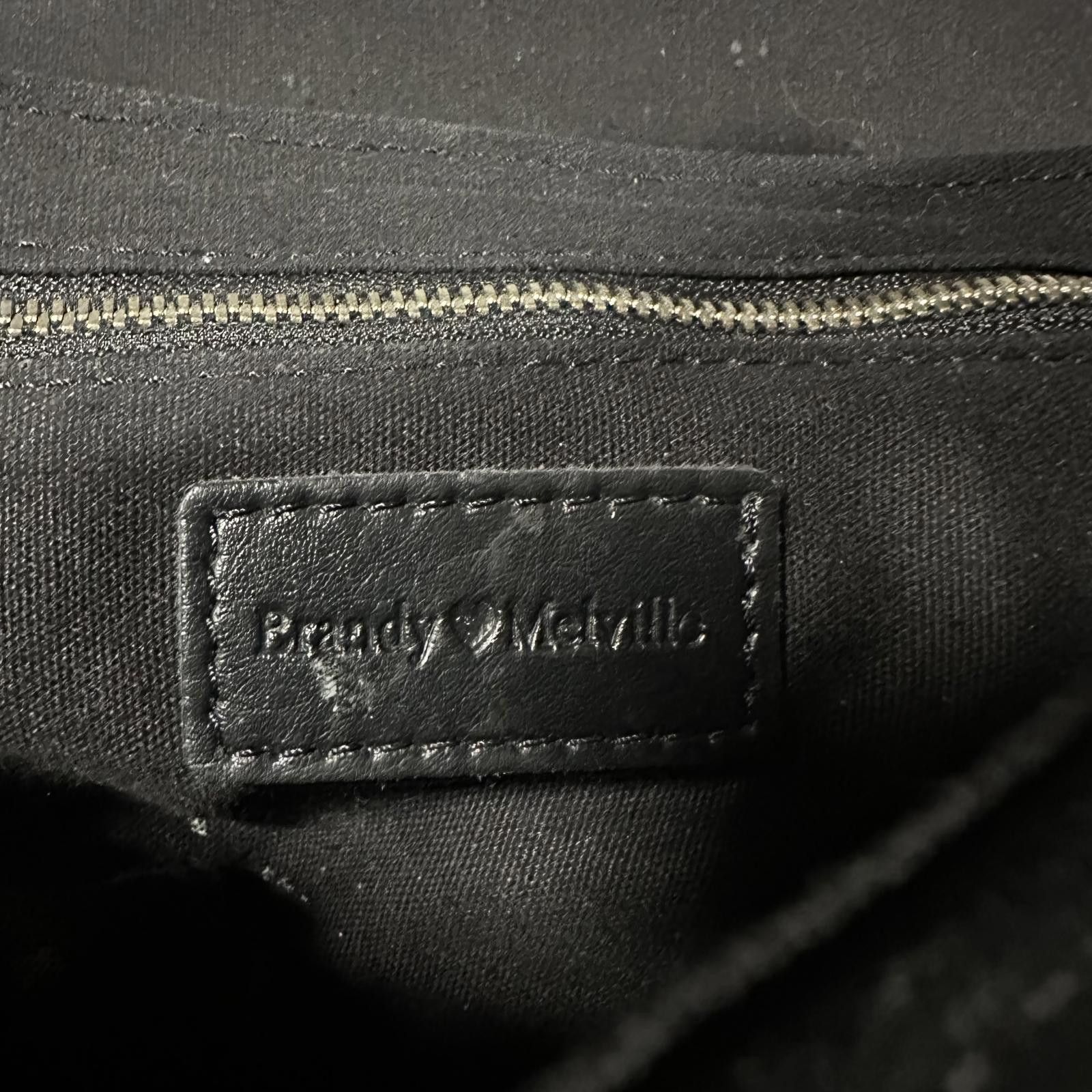 Other Brandy Melville Shoulder Bag Black Suede Buckle Size ONE SIZE - 5 Thumbnail