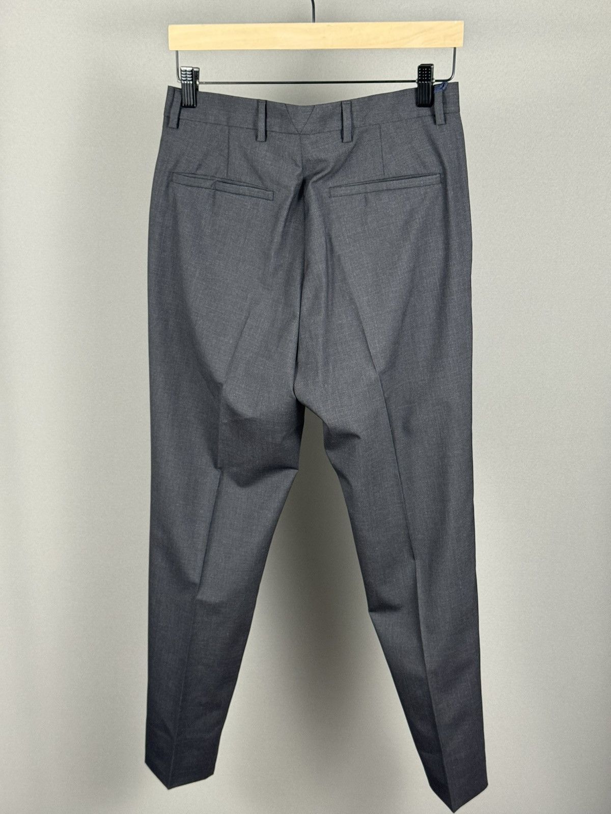 Prada NWT PRADA GRAY WOOL PANTS PRADA LOGO Size US 30 / EU 46 - 5 Thumbnail