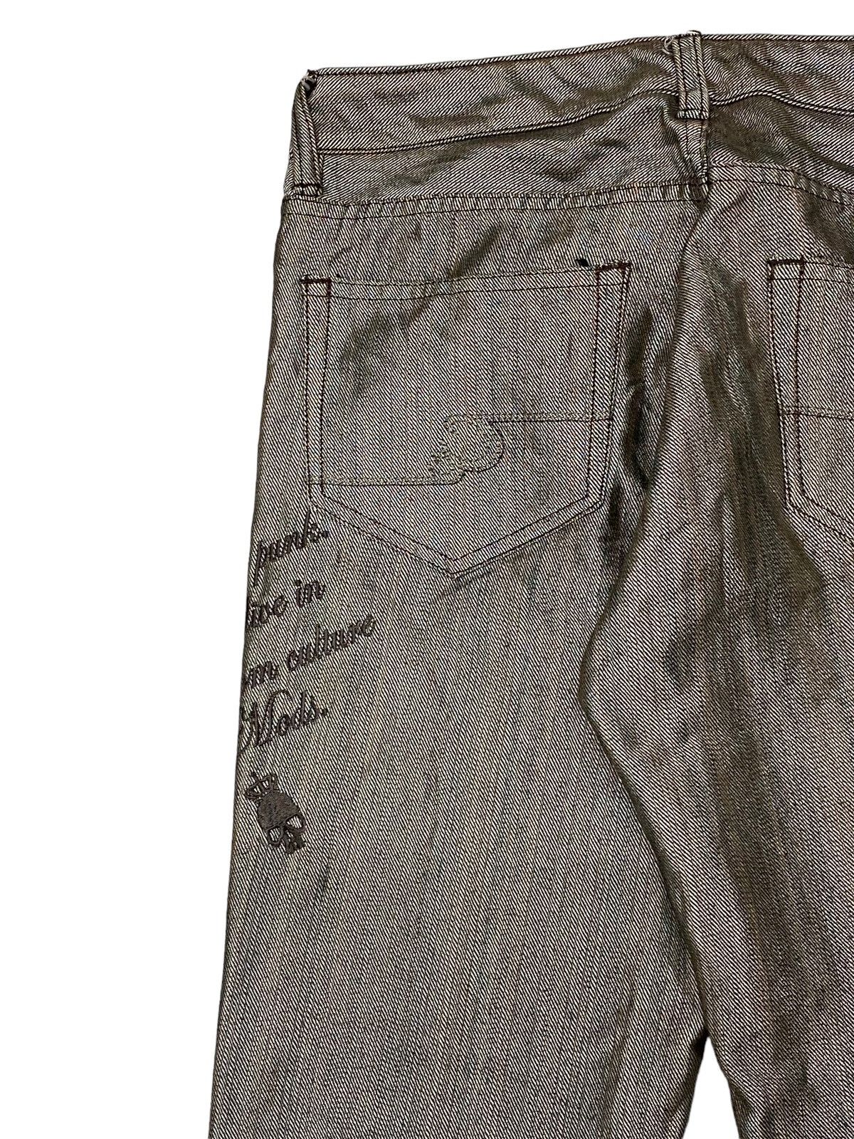 GOSTAR DE FUGA Flare Custom Culture Jean Unique Colour Retro Punk 90s Scene Size US 29 - 18 Thumbnail