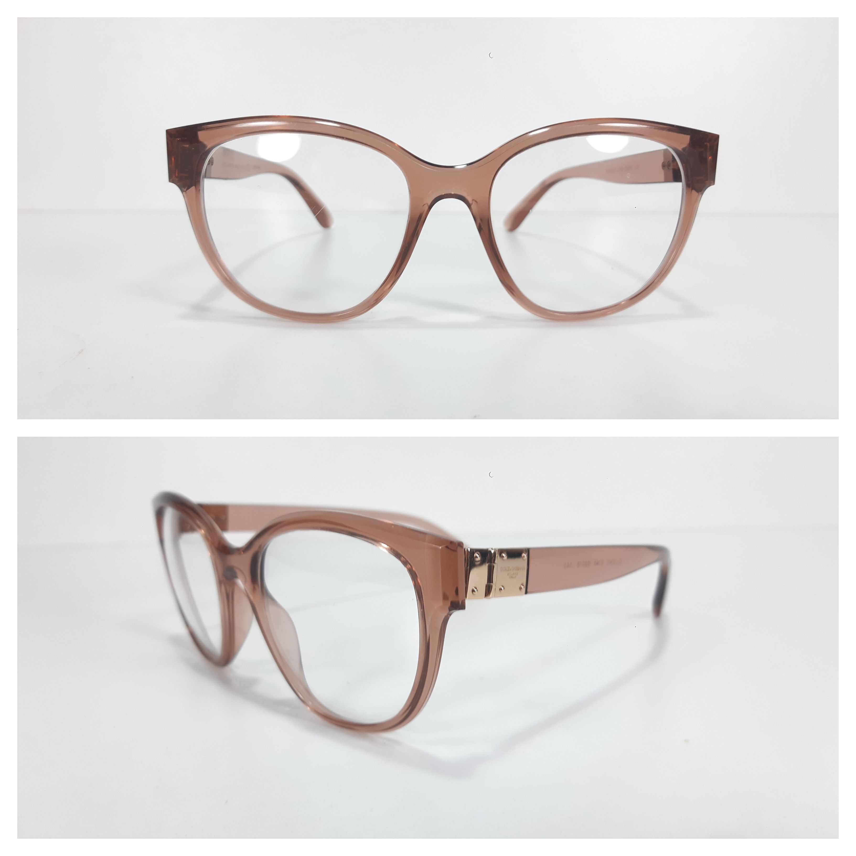 Dolce & Gabbana DOLCE GABBANA DG5040 3148 Italy Transparent Eyeglasses Frame Size ONE SIZE - 1 Thumbnail