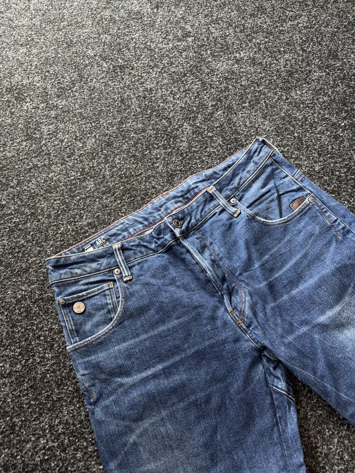 G-Star 00s Y2K G-Star RAW ARC 3D Slim Jeans W32 L34 Vintage Denim Size US 32 / EU 48 - 5 Thumbnail
