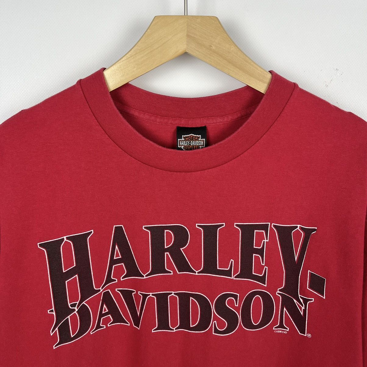 Harley Davidson Vintage Harley Davidson y2k Las Vegas big logo tee 1998 Size US XL / EU 56 / 4 - 6 Thumbnail