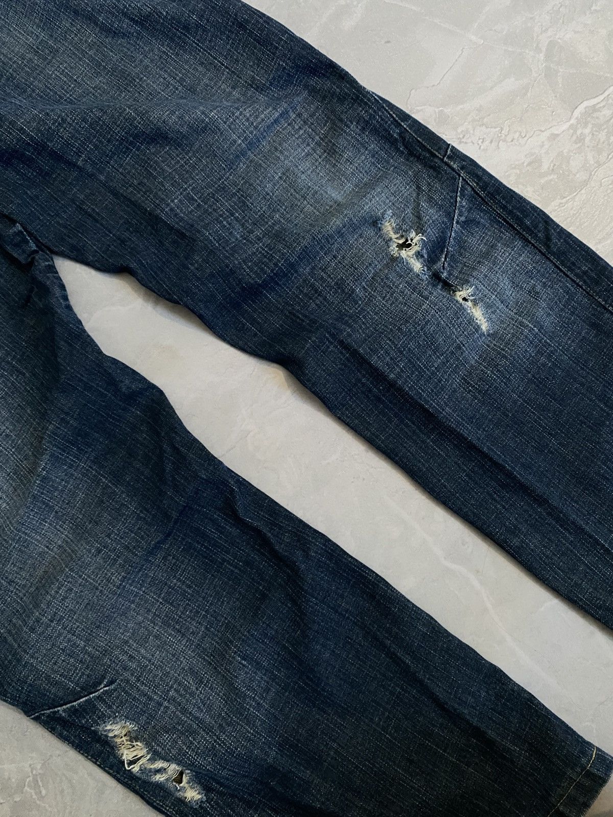 Vintage RARE Archive Faded Destroyed / Number Nine Style / Y2K 90s Size US 32 / EU 48 - 3 Thumbnail