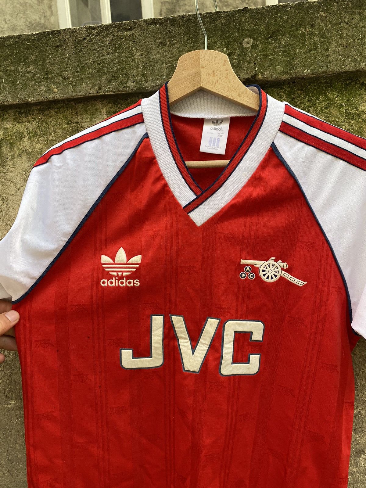 Adidas × Vintage Vintage 1988/90 Adidas Arsenal Soccer Jersey Size US S / EU 44-46 / 1 - 2 Thumbnail