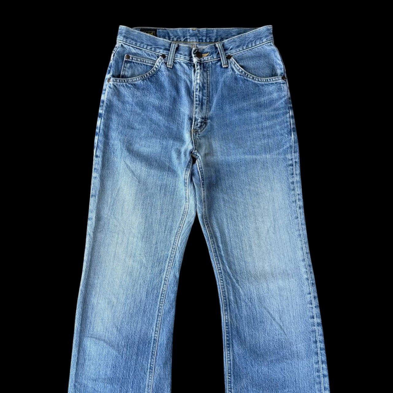 Lee Vintage 90s LEE RIDERS Japan Faded Bluewash Light Whiskering Size US 28 / EU 44 - 4 Thumbnail