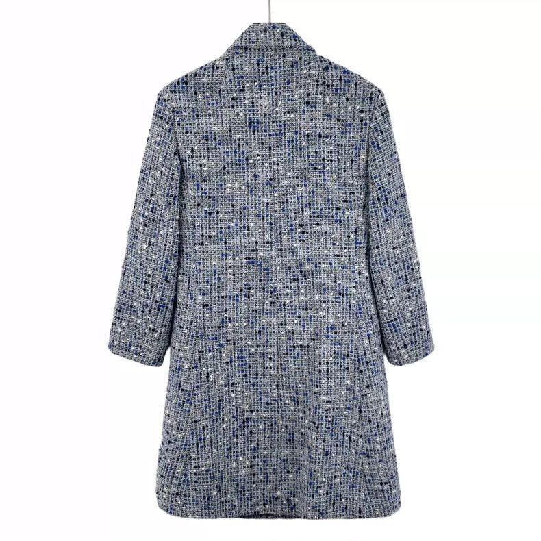 Dior Blue Wool Double-2505 Size XS / US 0-2 / IT 36-38 - 2 Thumbnail