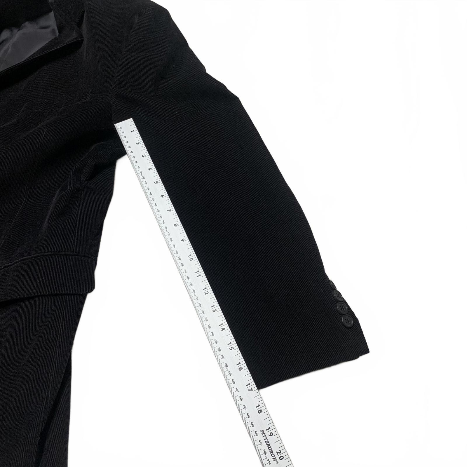 Other Linea Uomo Men's 48L Black Corduroy Blazer Size 48L - 7 Thumbnail