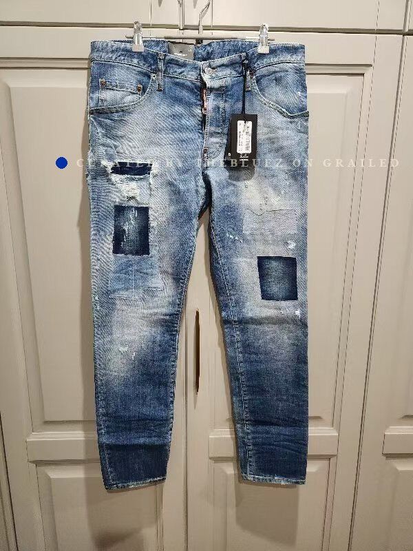 Dsquared2 DSQUARED2 2021 Patch Paint Jeans 48 Size US 32 / EU 48 - 1 Thumbnail