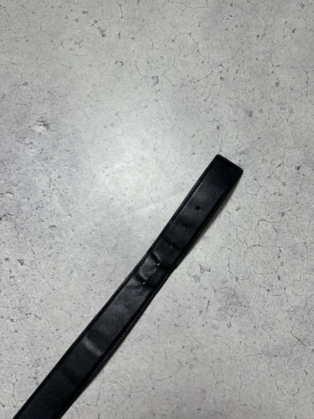 Versace Versace Black Luxury Leather Belt Size ONE SIZE - 6 Thumbnail