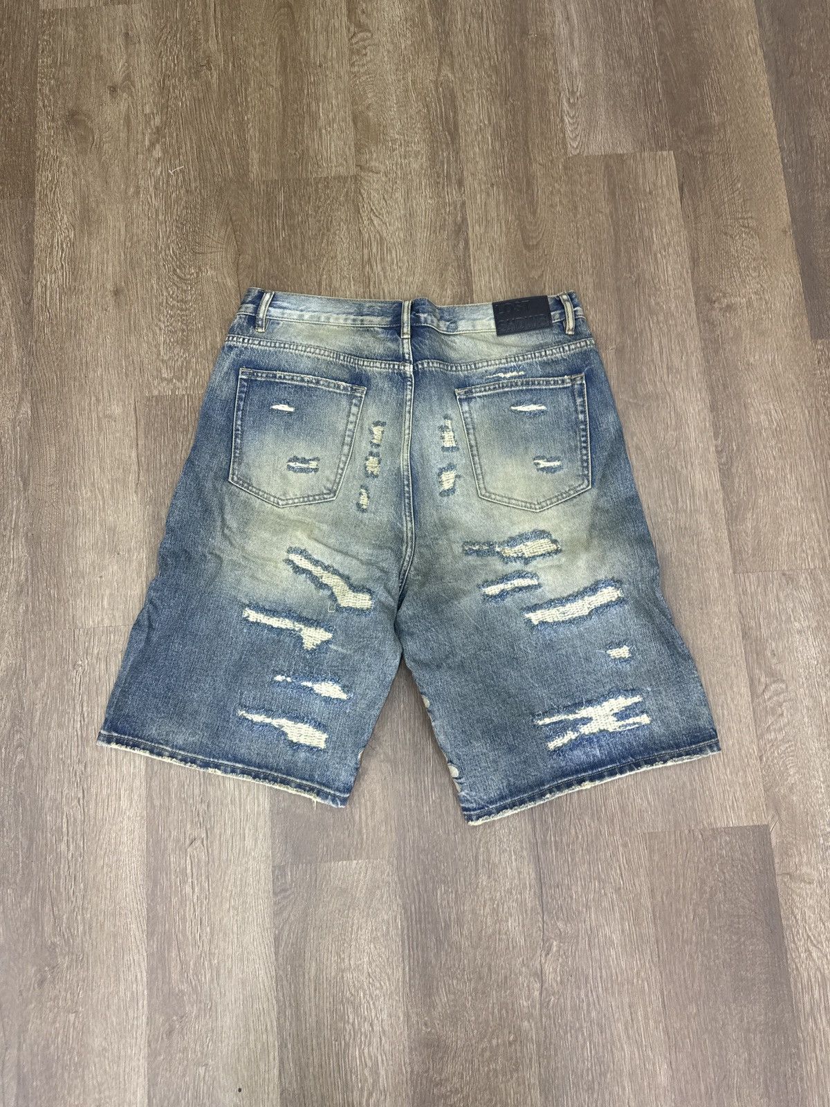 LOSTSHDWS DSTRY DENIM SHORT (BONE) Size US 38 / EU 54 - 2 Thumbnail