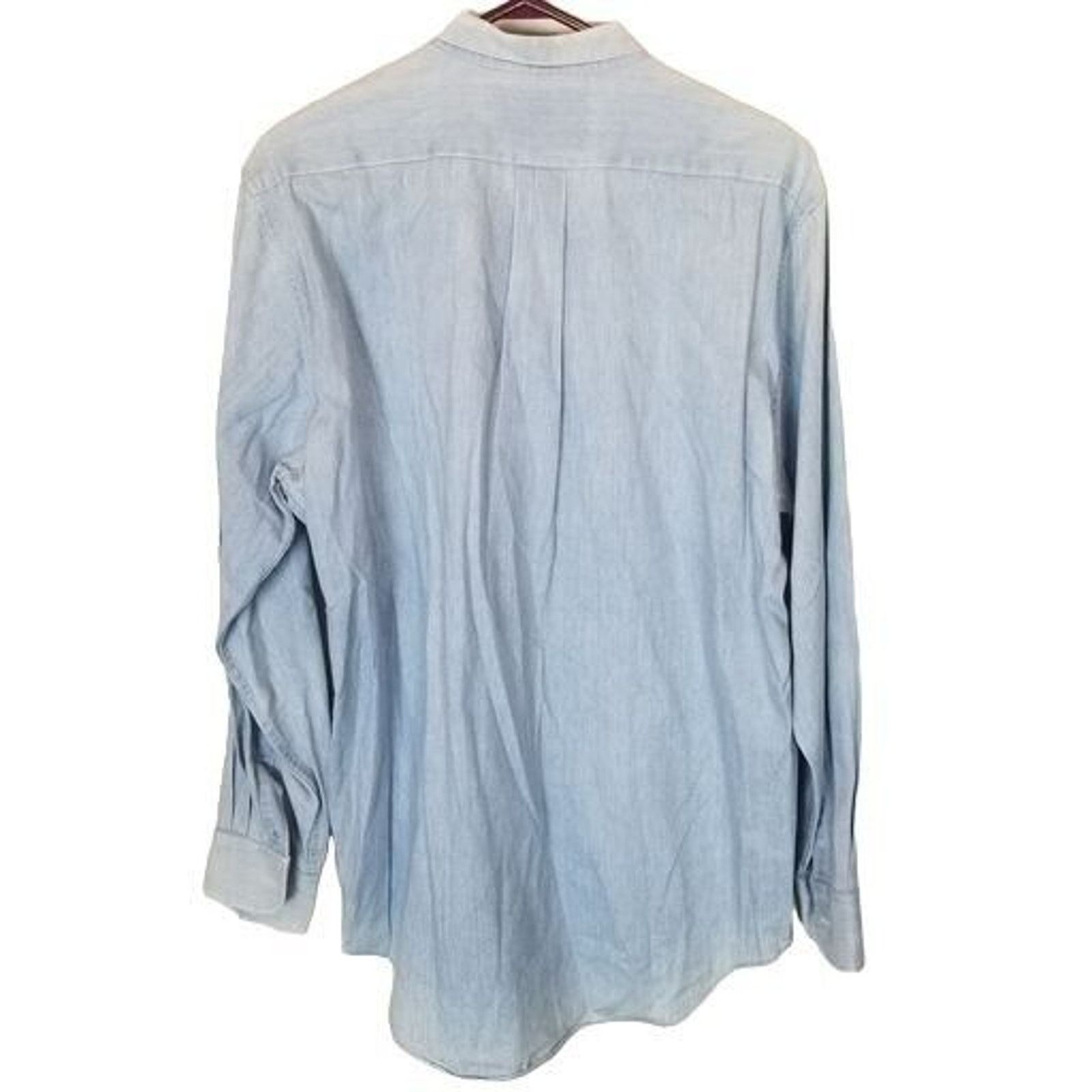 Ralph Lauren Vintage 80's Ralph Lauren Chaps Mens Denim Shirt 35 Classic Size US XXL / EU 58 / 5 - 8 Thumbnail