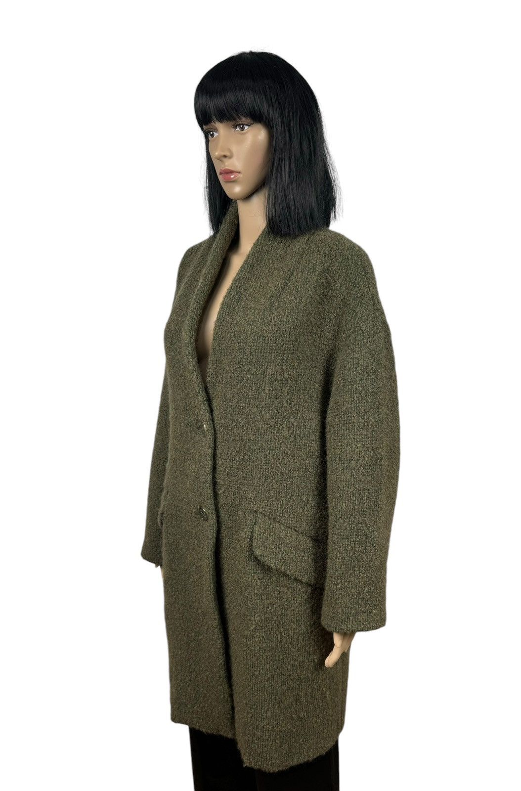 Pinko Pinko Lana Wool- Cotton Coat size US10 Size L / US 10 / IT 46 - 6 Thumbnail