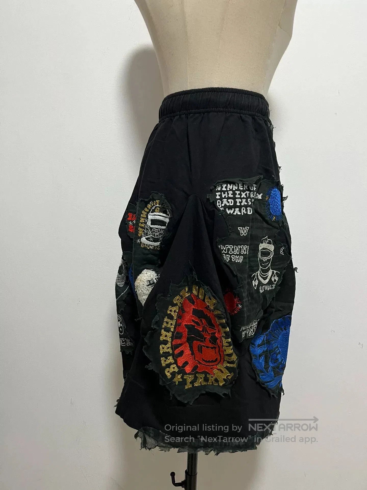 Bernhard Willhelm Bernhard Willhelm Graffiti Embroidery Skirt. Size 35" - 4 Thumbnail