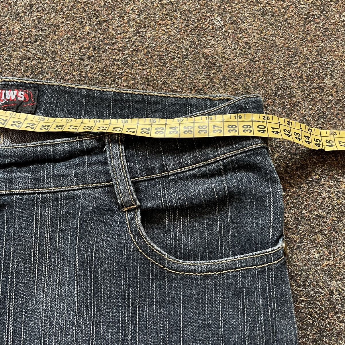 Vintage Vintage Y2K Baggy Bootcut Jeans Distressed Skate Aesthetic 3 Size 32" / US 10 / IT 46 - 6 Thumbnail