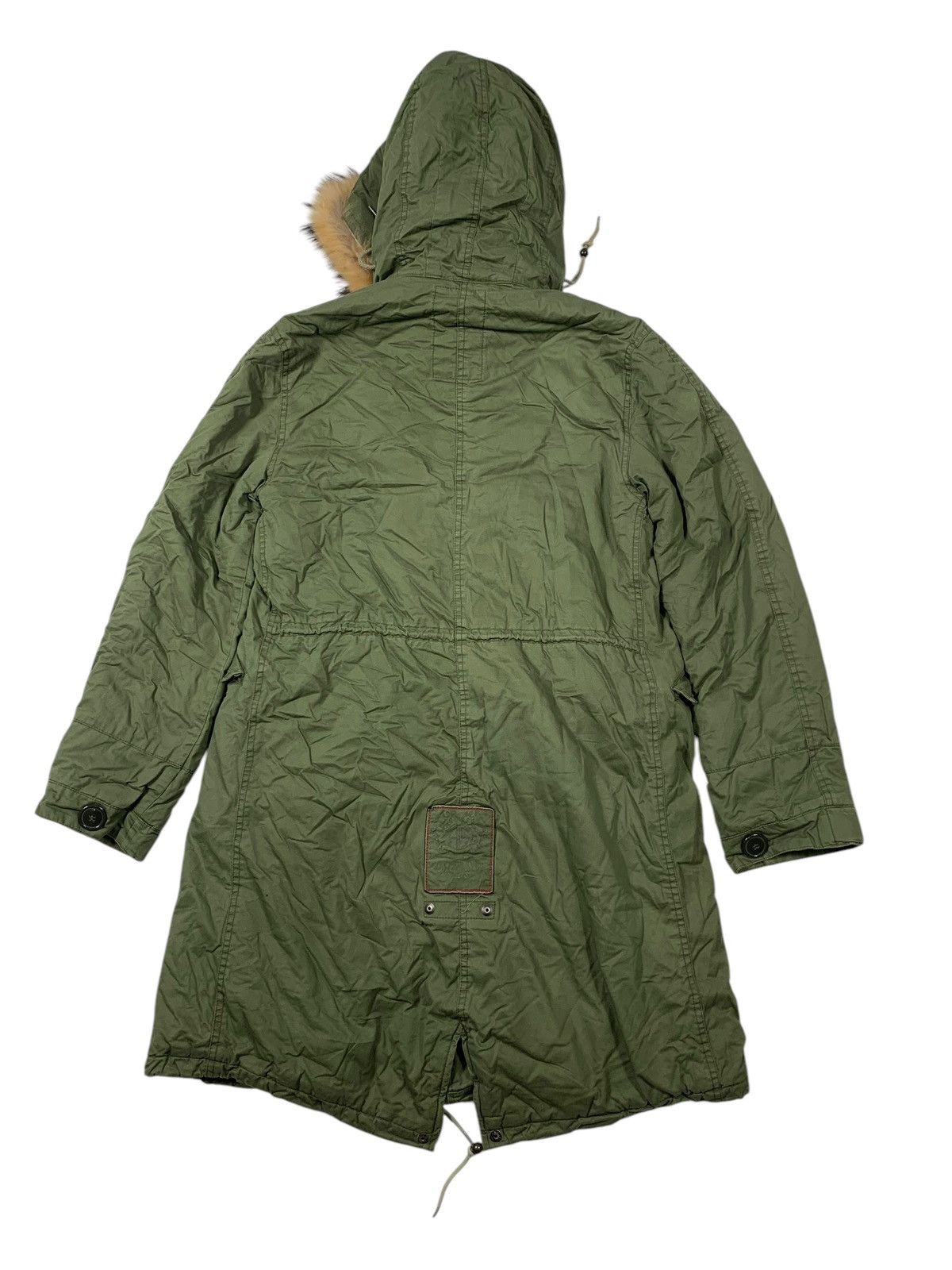 MR & MRS ITALY Mr & Mrs Fur Army Green Fur Parka Size US M / EU 48-50 / 2 - 2 Thumbnail