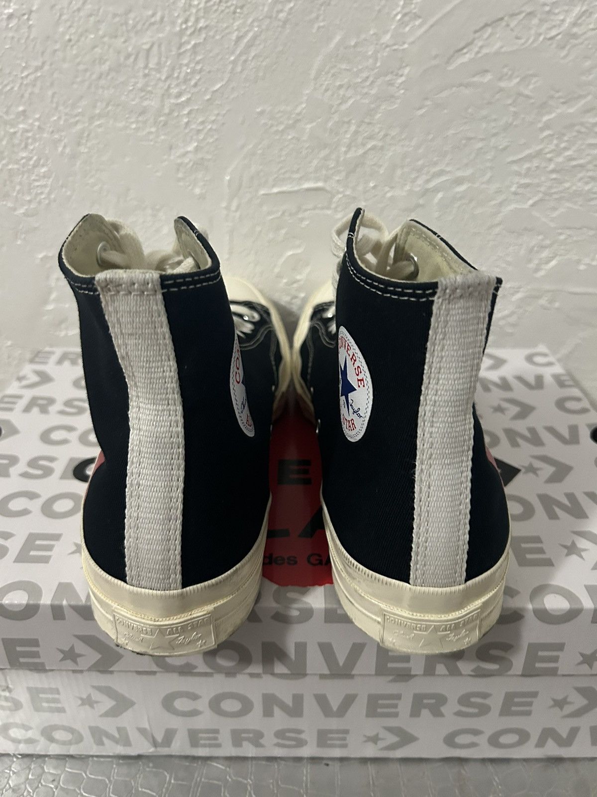 Comme des Garcons PLAY Comme Des Garçon Play Converse Black 10 Size US 10 / EU 43 - 6 Thumbnail
