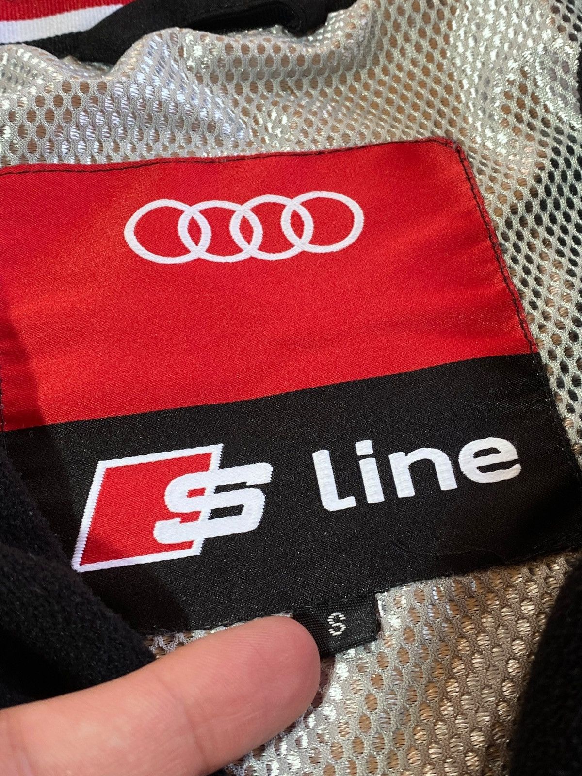 Vintage Y2K AUDI S-LINE FLEECE JACKET RACING VIBES VINTAGE FORMULA Size US S / EU 44-46 / 1 - 7 Thumbnail