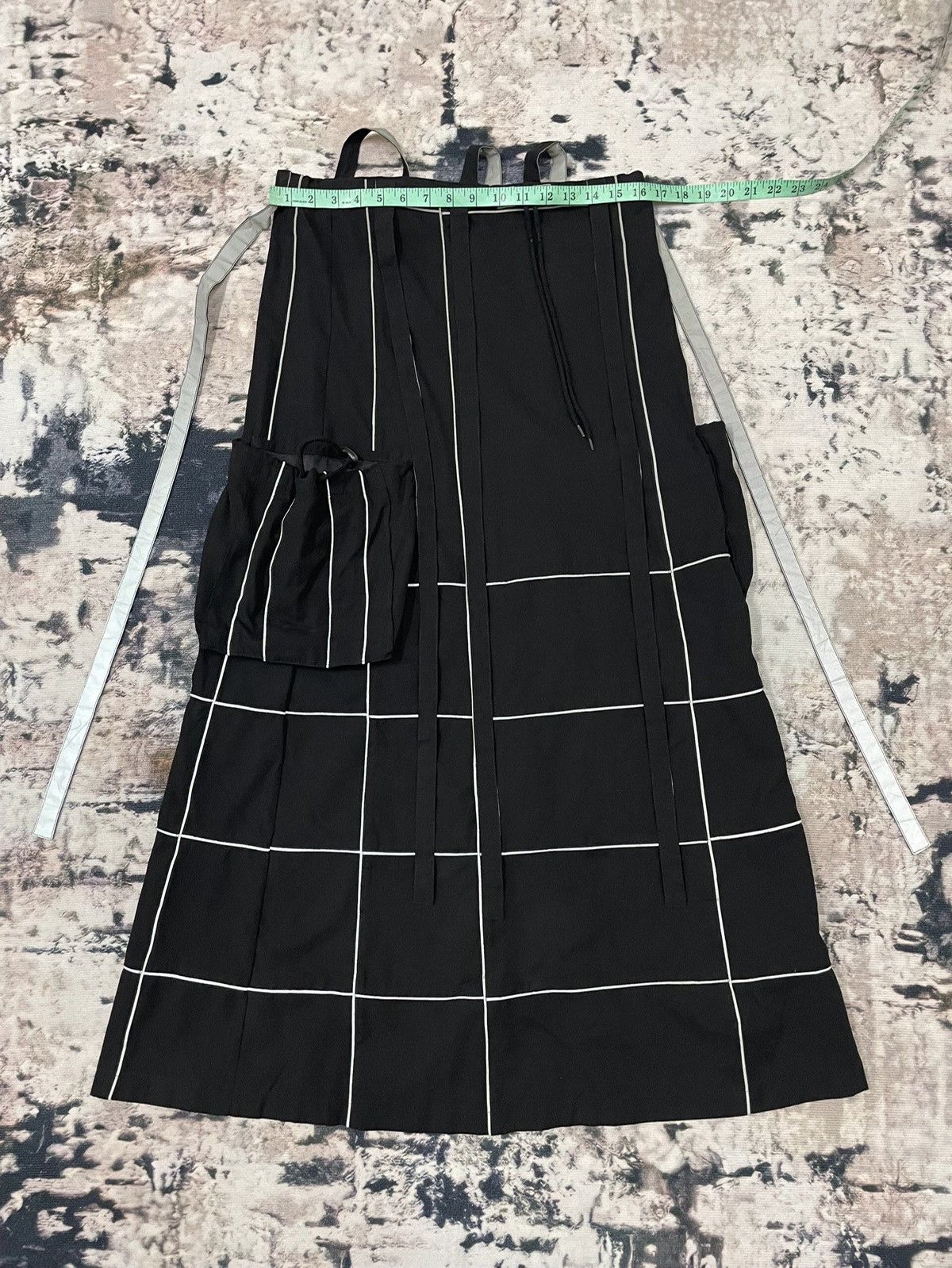 Japanese Brand VINTAGE Y2K ILLIG BONDAGE CARGO WIDE MAXI SKIRT Size 32" / US 10 / IT 46 - 9 Thumbnail