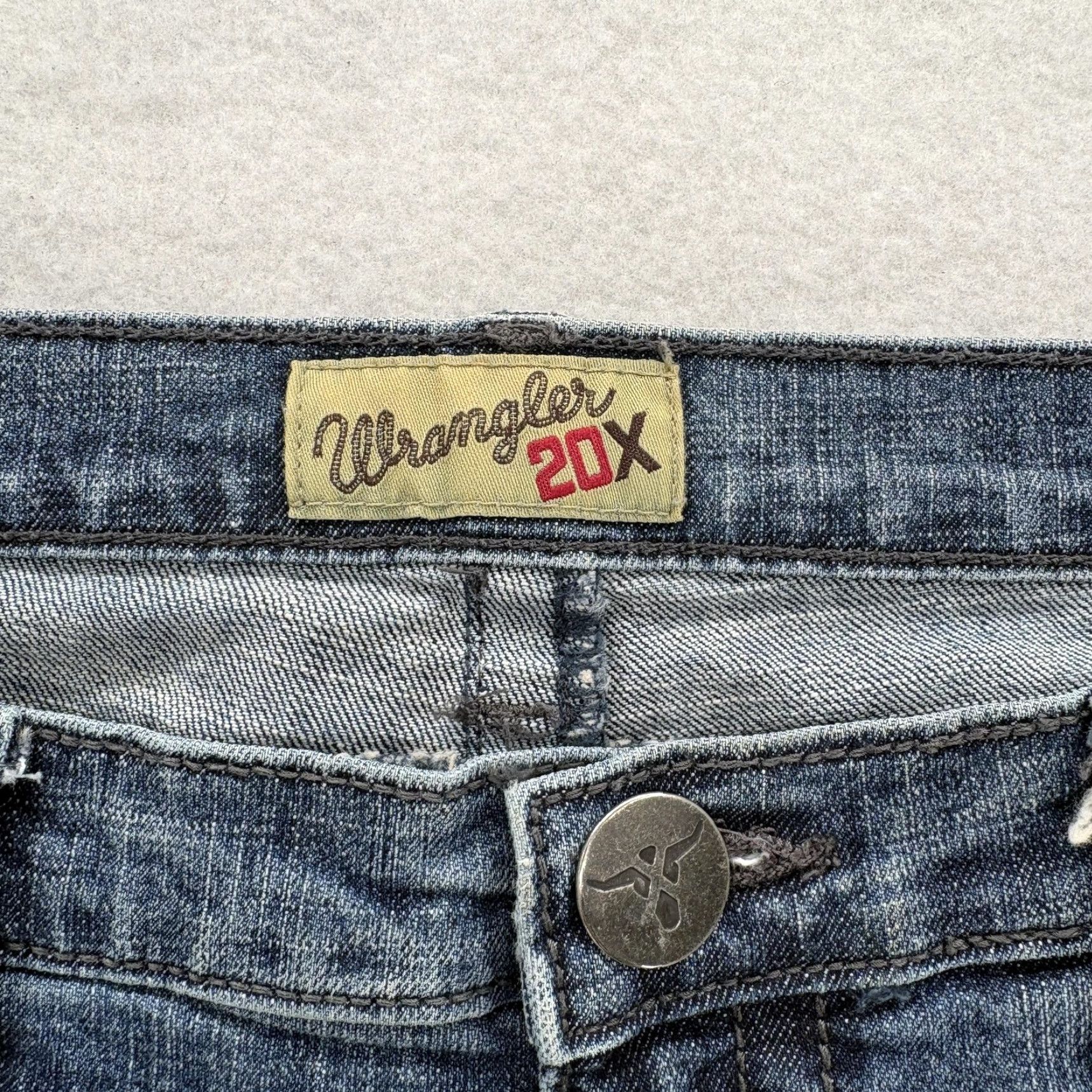 Wrangler Wrangler 20X Slim Straight Jeans Mens 38x32 Blue Denim Stretch 44 Western Style McCowboy Southwestern Pockets Zip Vegetables? Size US 38 / EU 54 - 4 Thumbnail