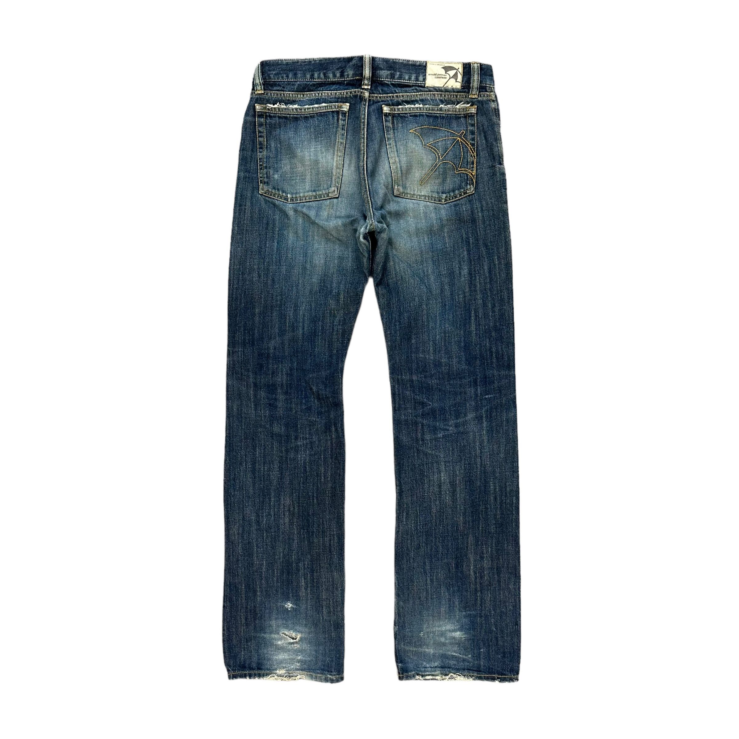 Japanese Brand ARNOLD PALMER TIMELESS FLY BOTTON DENIM PANT #8856-032 Size US 34 / EU 50 - 8 Thumbnail