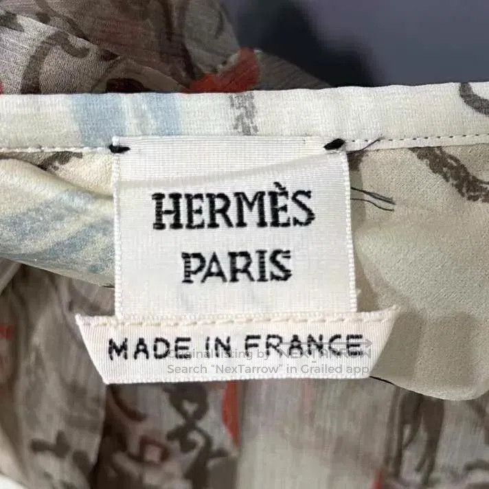 Hermes Hermes Silk Printed Skirt Size 24" / US 00 / IT 34 - 4 Thumbnail
