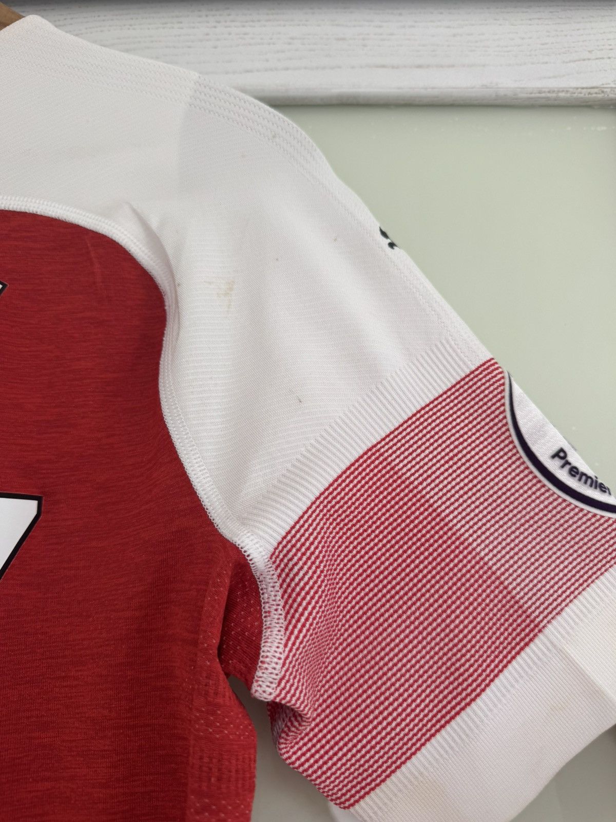 Puma Iwobi Arsenal 2018-2019 Signed Match Worn Home Soccer Jersey Size US L / EU 52-54 / 3 - 19 Thumbnail