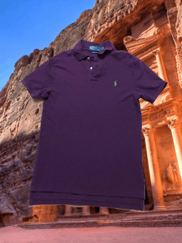 Polo Ralph Lauren Vintage T-Shirt Polo Ralph Lauren logo purple Y2K Size US M / EU 48-50 / 2 - 1 Thumbnail