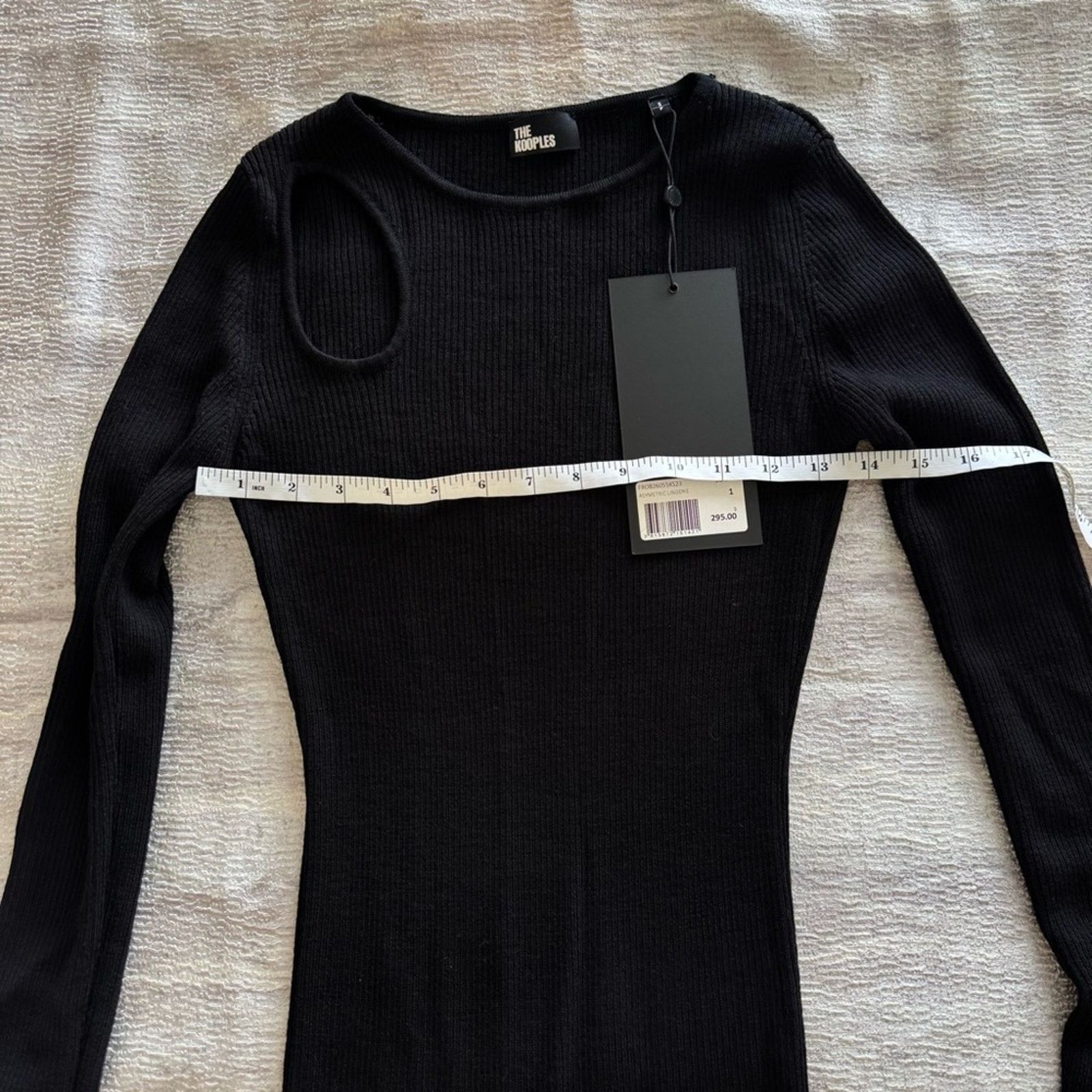 The Kooples New! The Kooples Black Wool Long Sleeve Dress, Size 1 Size S / US 4 / IT 40 - 12 Thumbnail