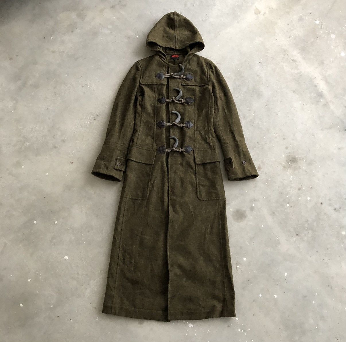 Jean Paul Gaultier JEAN PAUL GAULTIER Very Rare Design Long Wool Duffle Coat Size US XXS / EU 40 - 1 Thumbnail