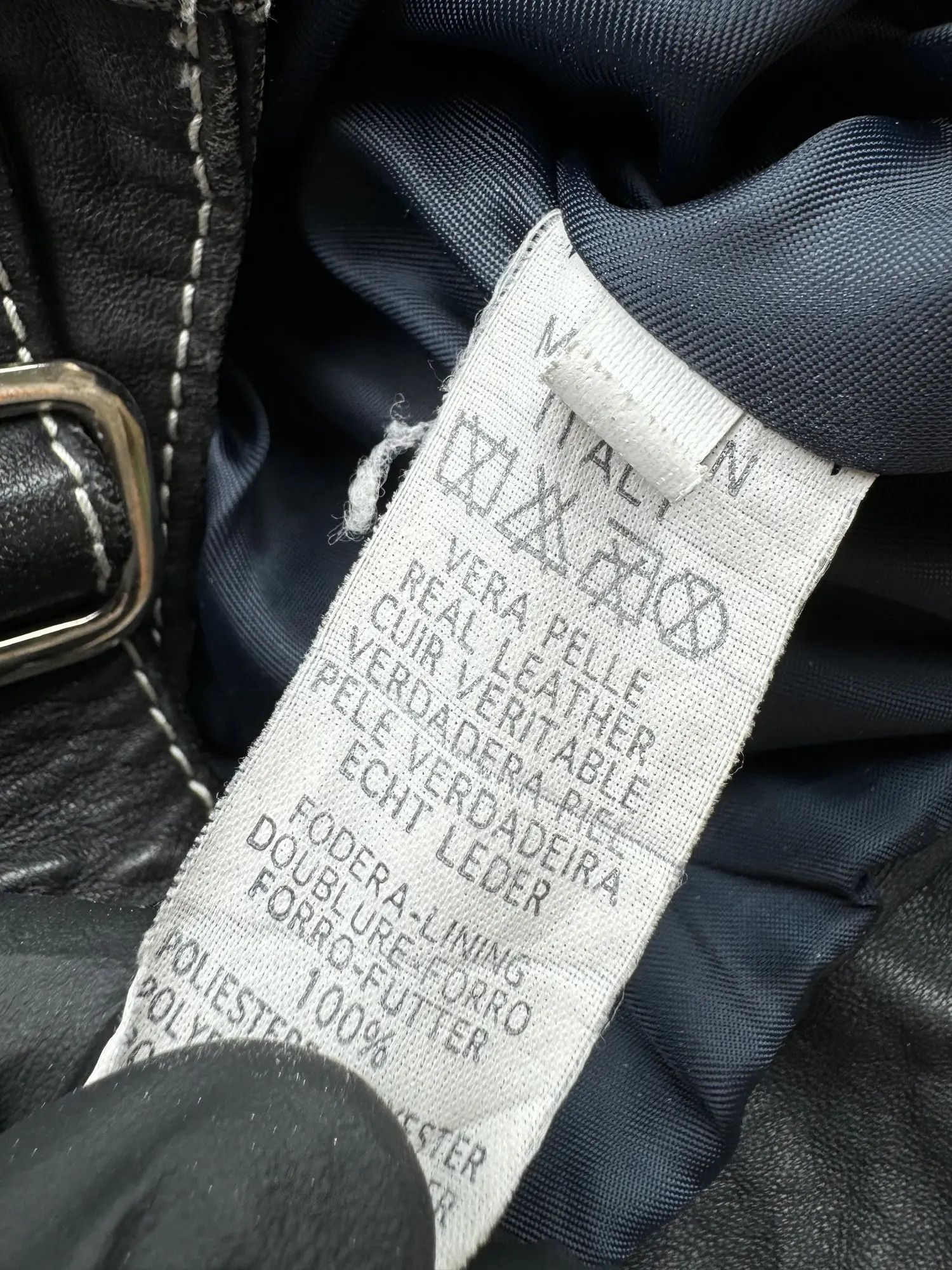 Japanese Brand Vintage Cropped Leather Jacket A418D15(15)(474) Size S / US 4 / IT 40 - 7 Thumbnail