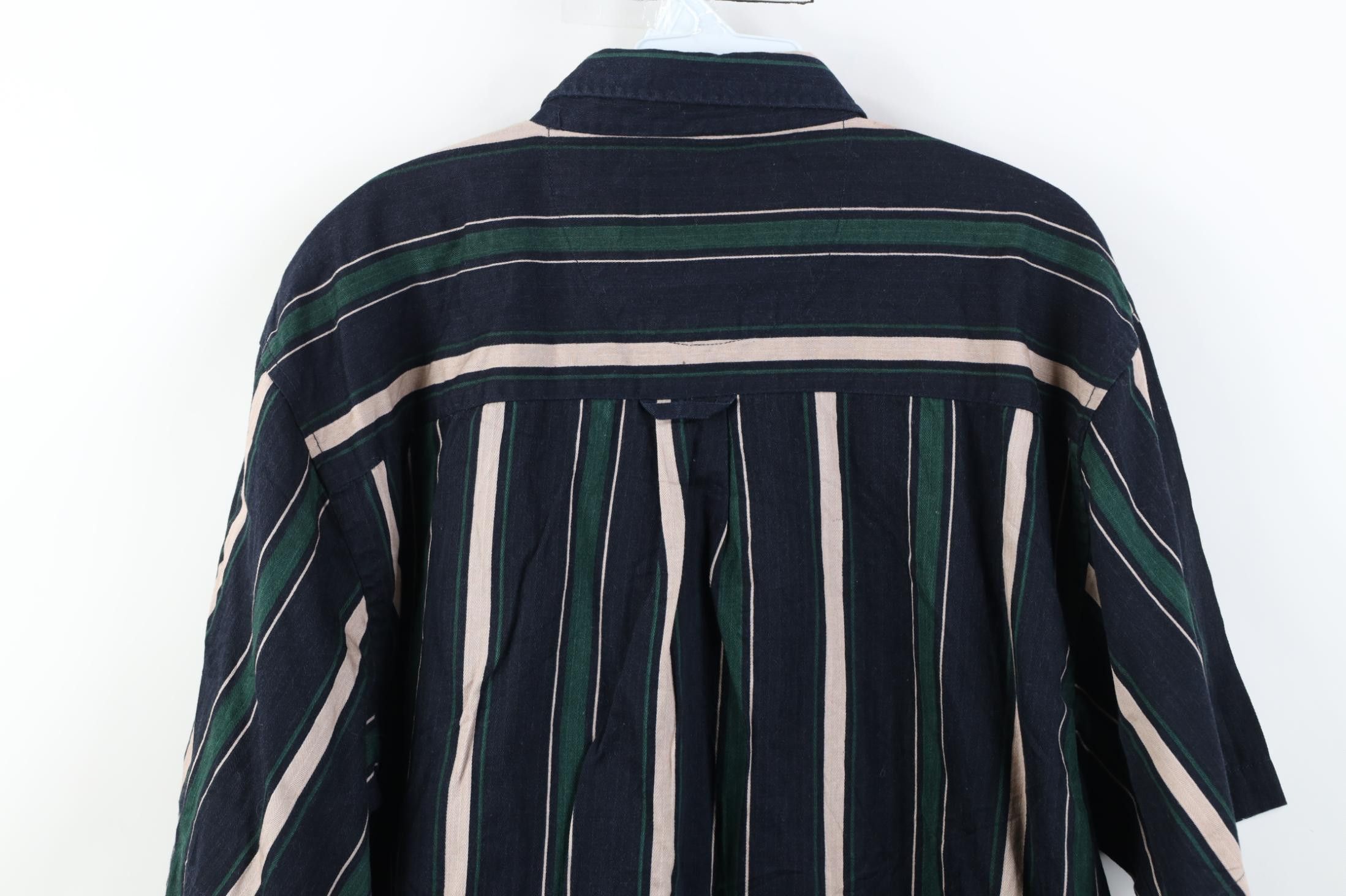 Vintage Vintage 90s Y2K Streetwear Block Collared Button Down Shirt Size US XL / EU 56 / 4 - 13 Thumbnail