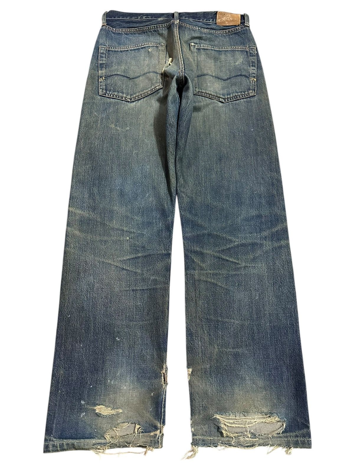 Japanese Brand Vintage Japan Post O’All Selvedge Mud Wash Style Jeans Size US 30 / EU 46 - 2 Thumbnail