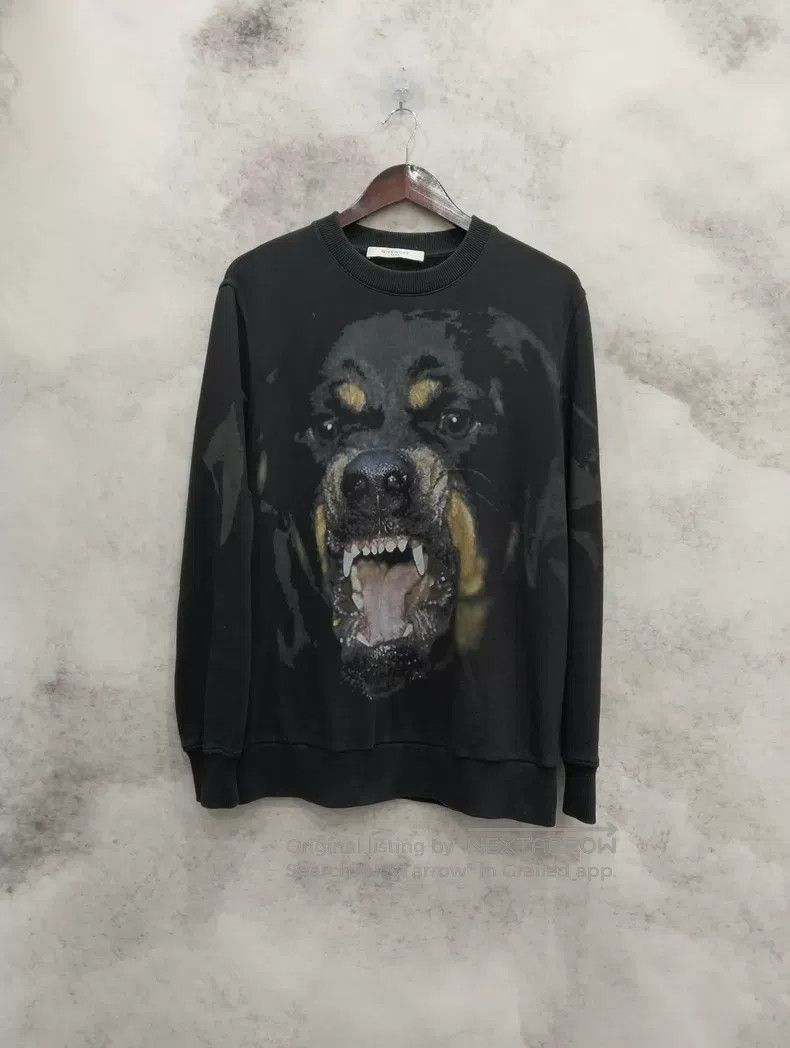 Givenchy Givenchy Black Dog Head Pullover Hoodie Size US S / EU 44-46 / 1 - 1 Thumbnail