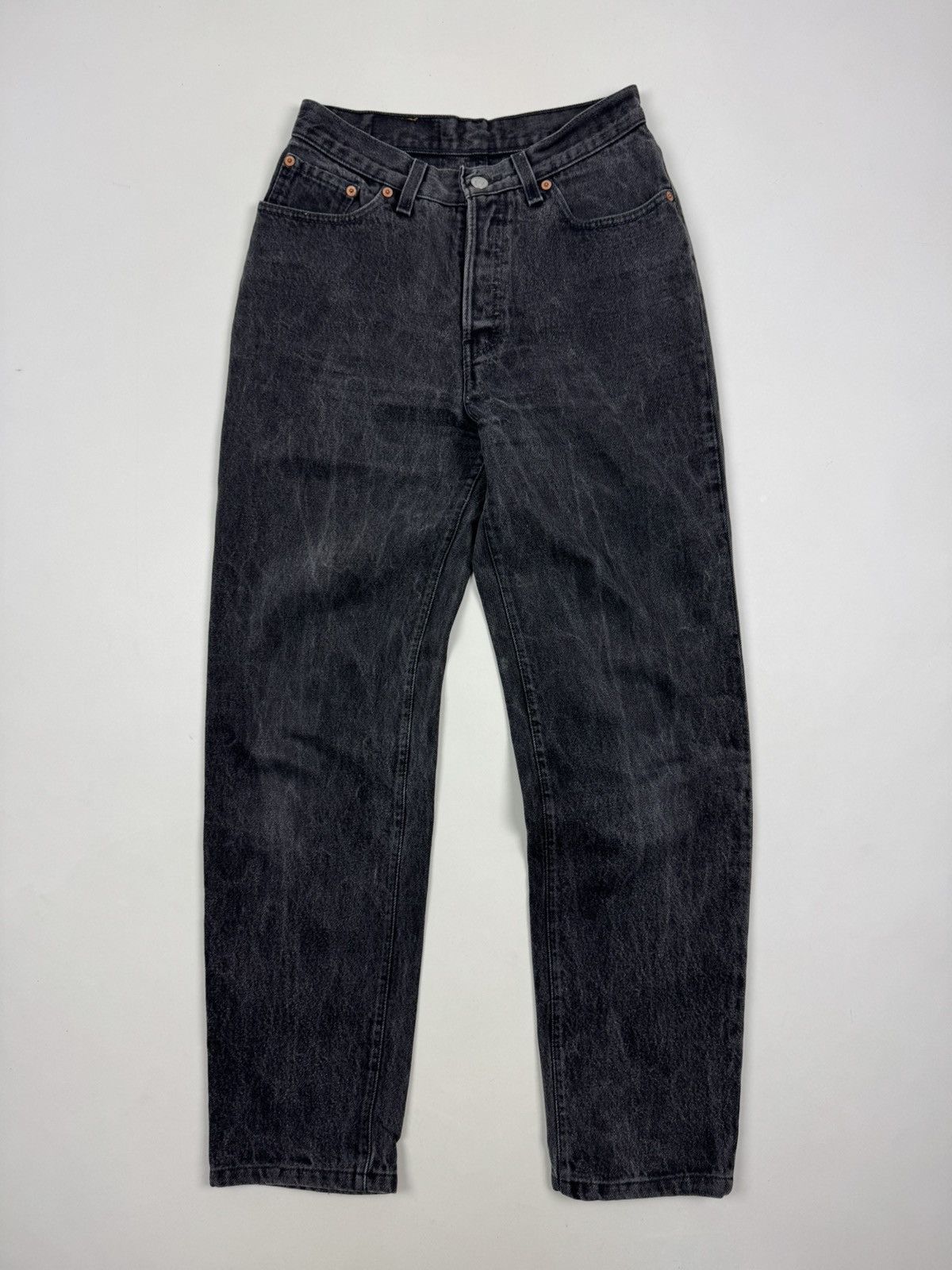 Levi's 1990’s Vintage Levi’s 17501-0660 Washed Gray Women’s Jeans Size 28" / US 6 / IT 42 - 1 Thumbnail