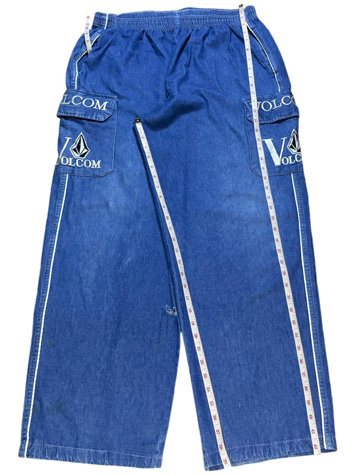 Volcom Vintage Volcom Elasticated Waist Baggy Cargo Sweats Size US 32 / EU 48 - 11 Thumbnail