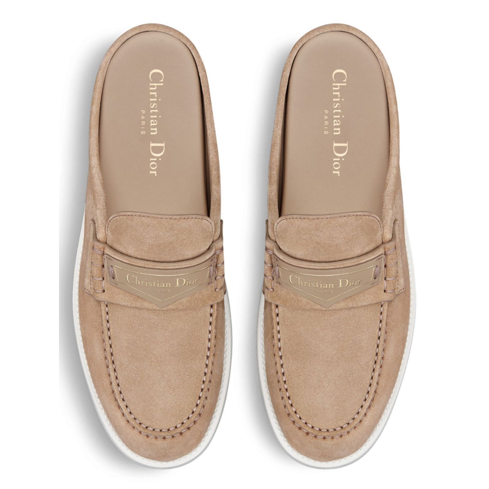 Dior Dior Boy Mule Corde Beige Suede Backless Loafer Flat 41 Size US 11 / IT 41 - 10 Thumbnail