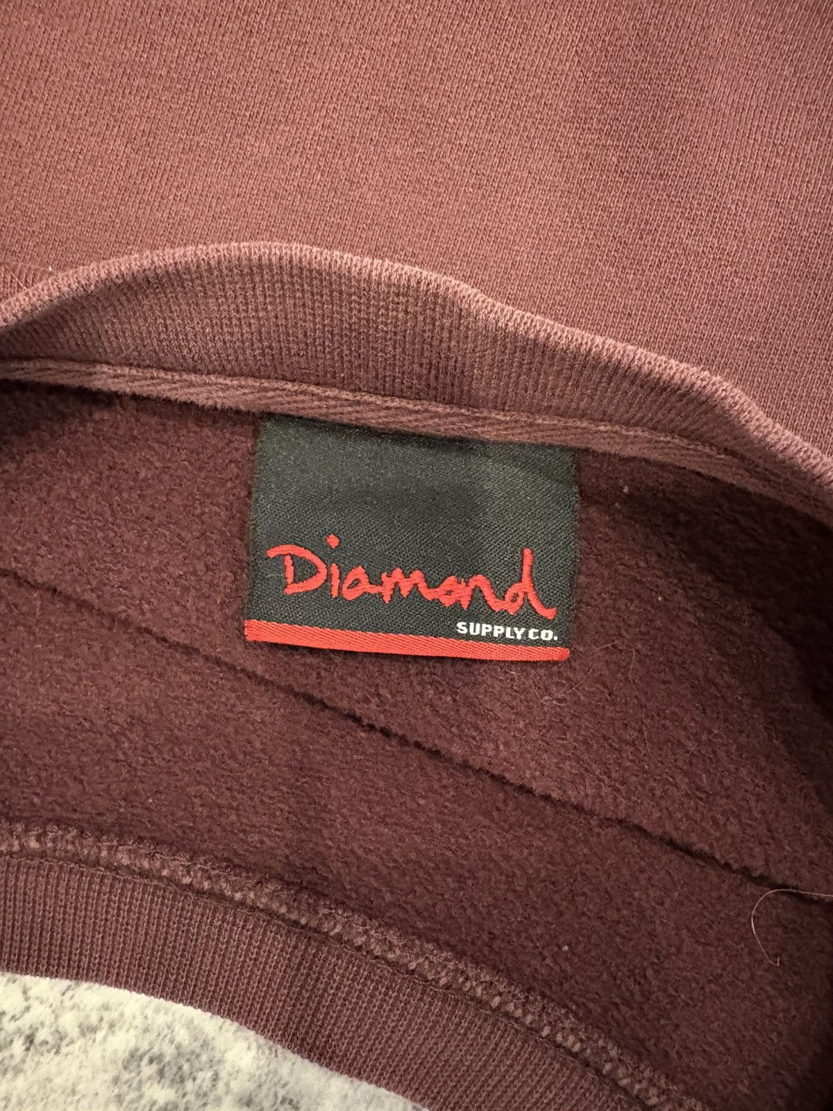 Diamond Supply Co. Burgundy diamond n co sweatshirt Size US M / EU 48-50 / 2 - 3 Thumbnail