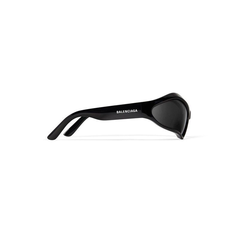 Balenciaga o1srvl11e0425 Size: OS / Fennec Oval Sunglasses in Black Size ONE SIZE - 4 Thumbnail