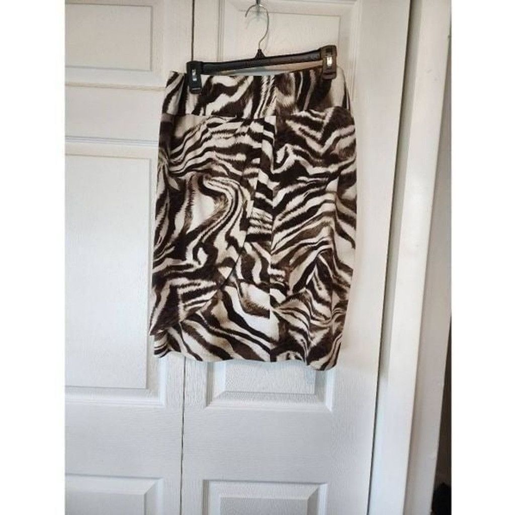 Chicos Chico's Animal Print Skirt Size 36" / US 14 / IT 50 - 3 Thumbnail