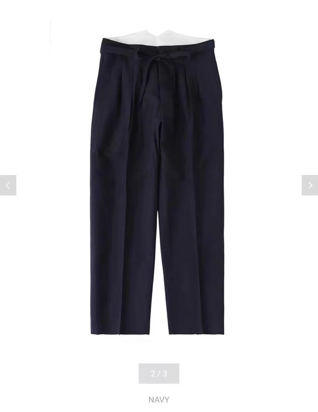 Visvim VISVIM ICT HAKAMA PANTS Wool Linen Navy 22SS New Size US 32 / EU 48 - 9 Thumbnail