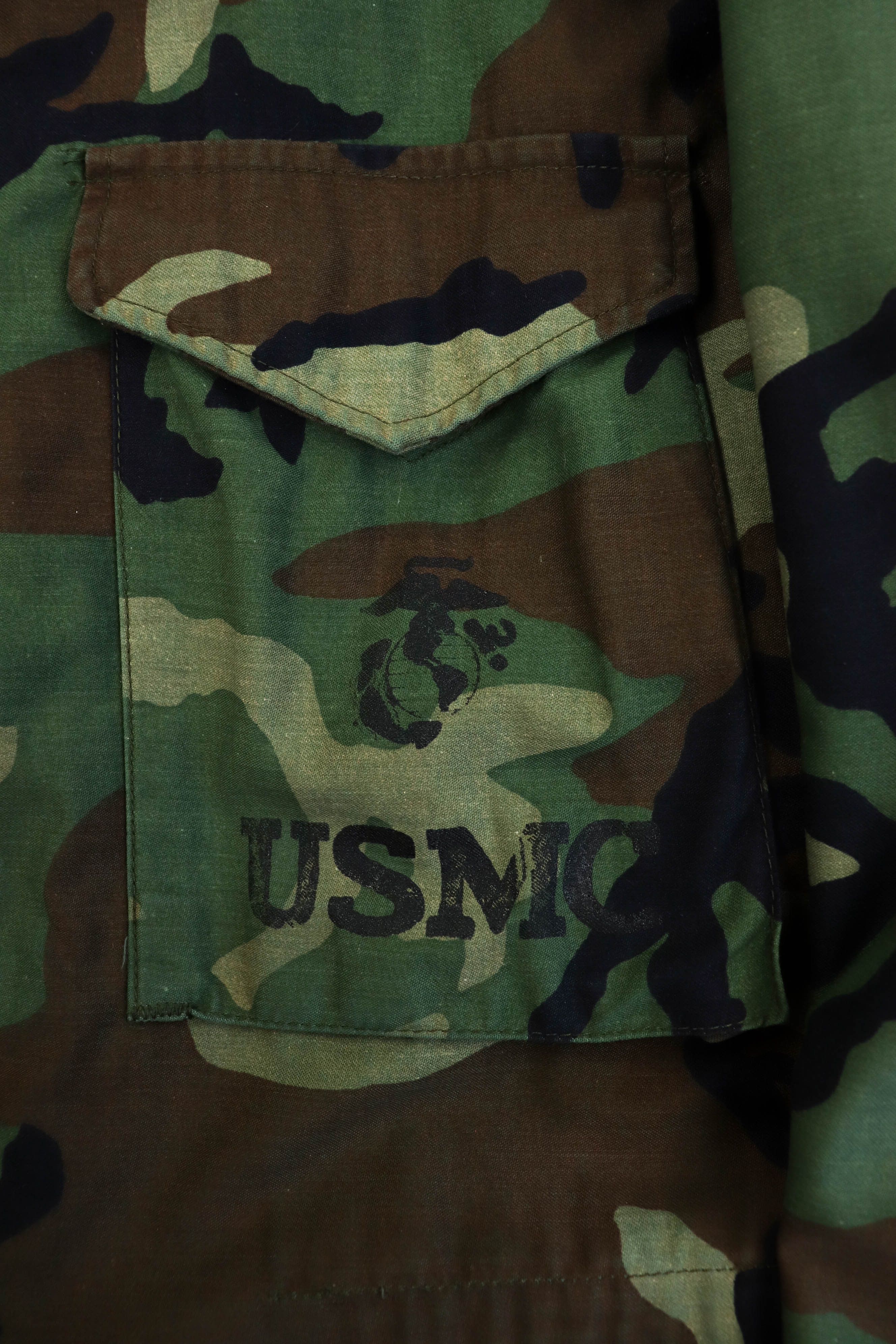 Vintage USMC Vintage 80s 1985 GENERAL Zip M-65 Camo Field Jacket Size US M / EU 48-50 / 2 - 10 Thumbnail