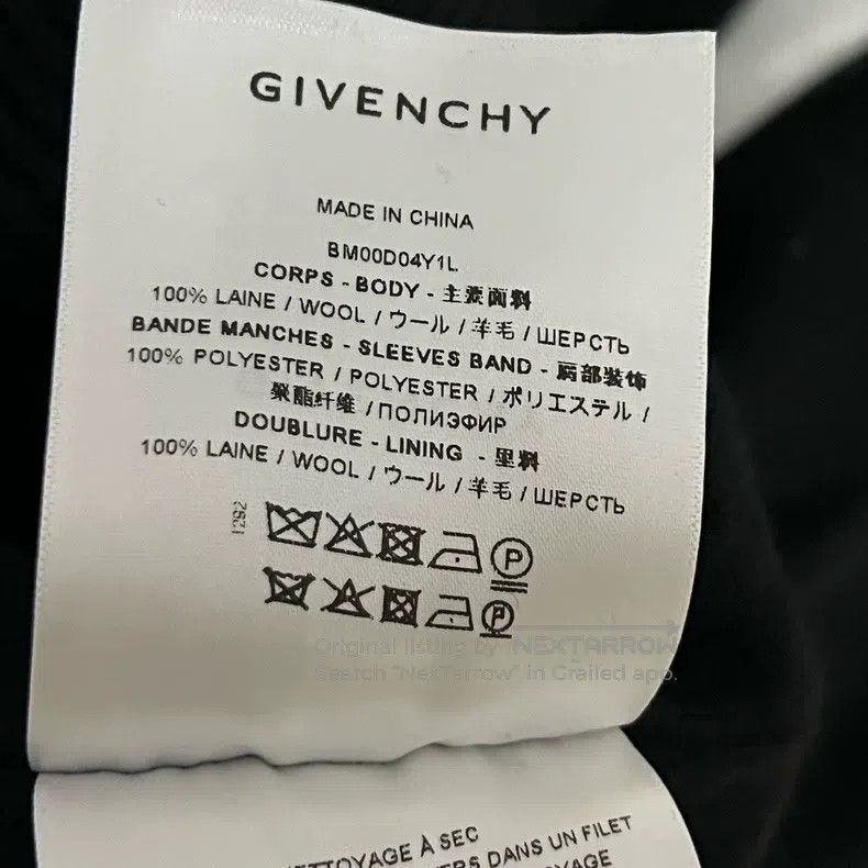 Givenchy Givenchy Men's Pure Wool Knit Casual Jacket Size US XXL / EU 58 / 5 - 7 Thumbnail