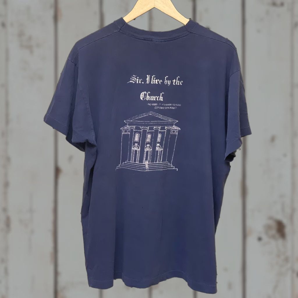 Fruit Of The Loom VINTAGE Thayer Academy Middle School Shirt XL Blue USA Mens T-Shirt Fruit of the Loom Crew Neck Short Sleeve Cotton Classic Size XL School Size US XL / EU 56 / 4 - 1 Thumbnail